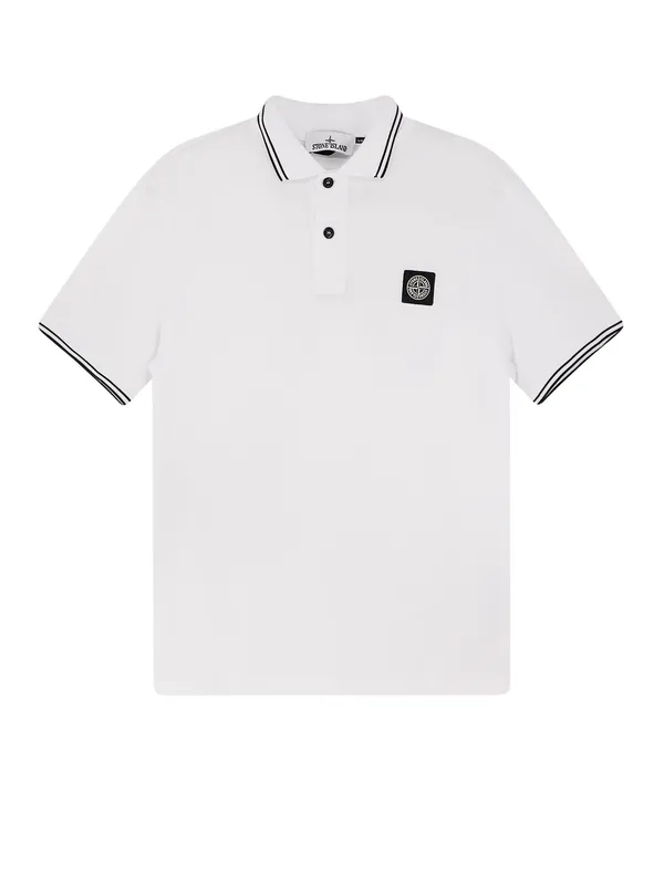 Stretch Organic Cotton Polo Shirt - Stone Island
