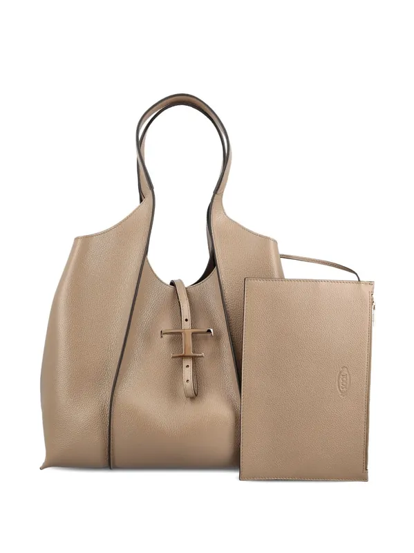 Medium Leather Tote Bag - Tod's