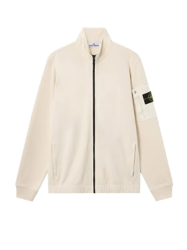 Cotton Sweatshirt With Zip - Stone Island