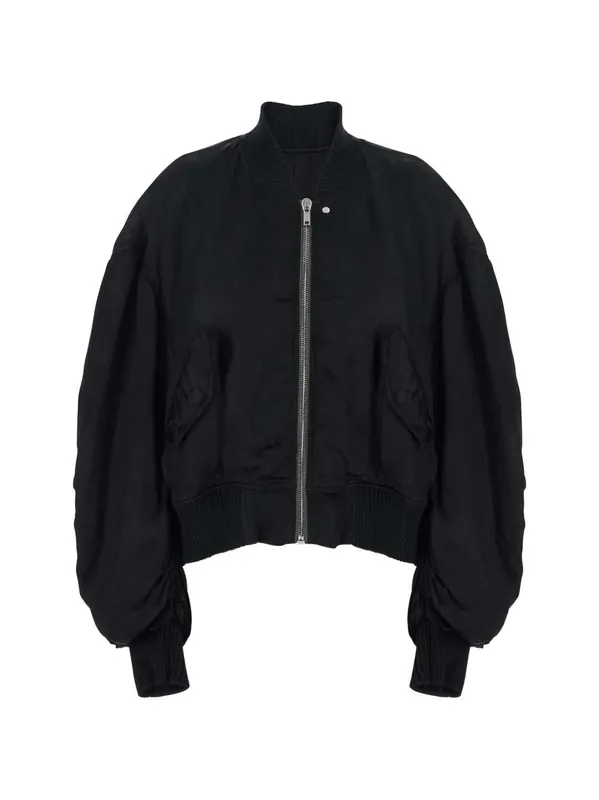 Ruffled Bomber Jacket - Rick Owens