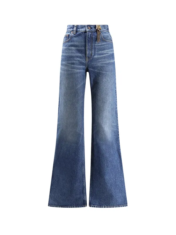 High Waist Biologic Cotton Jeans - Chloé
