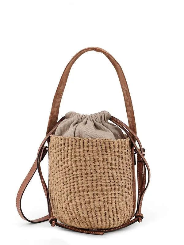 Woody Raffia Bucket Bag - Chloé