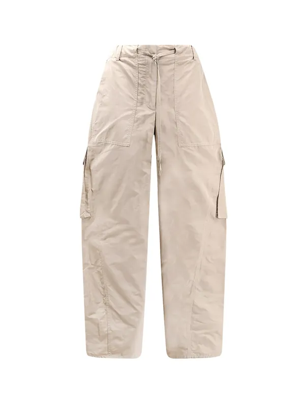 Silk Blend Cargo Trousers - Alaïa