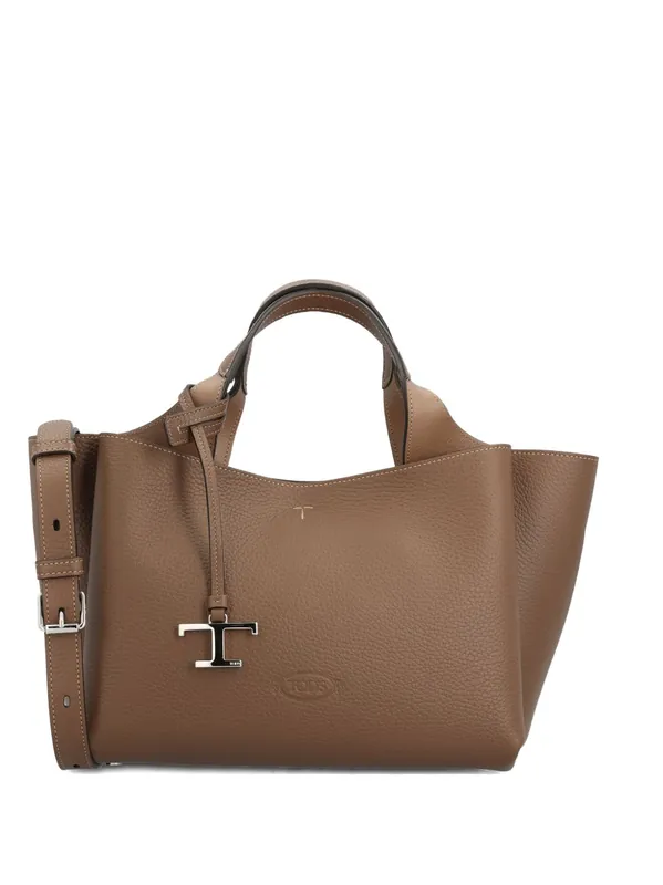 Mini Leather Tote Bag - Tod's