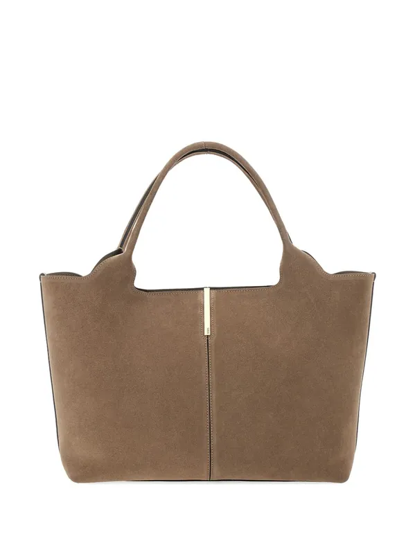 Ssuede Leather Tote Bag - Tod's