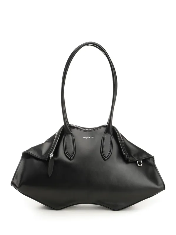 Manta Shoulder Bags Black - Alexander McQueen
