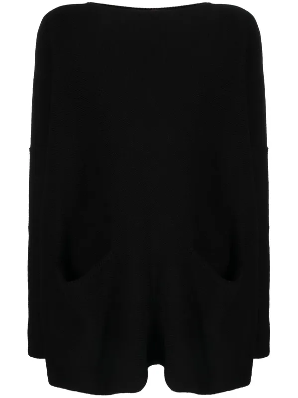Cotton Boat-Neck Sweater