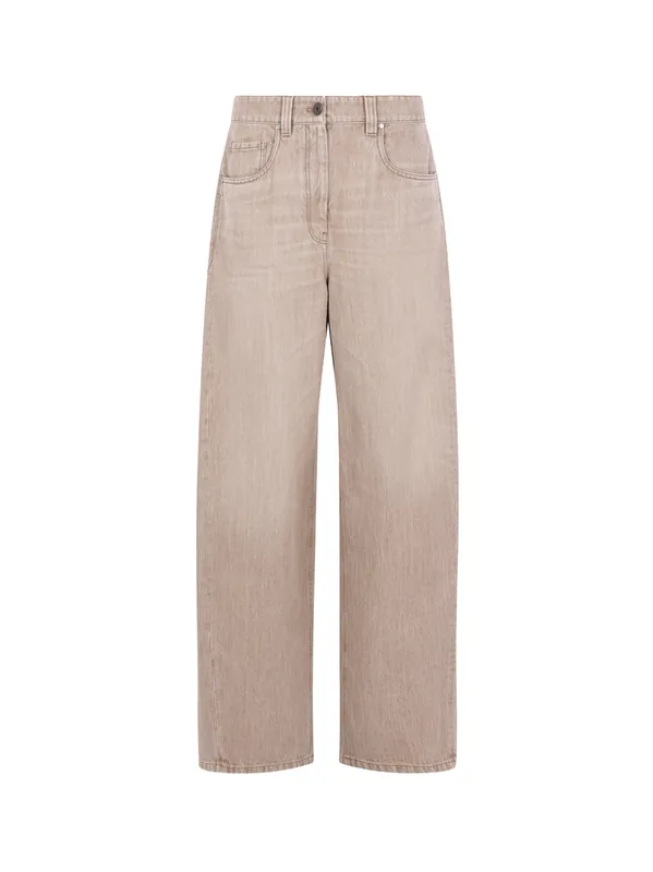 The Wide Barrel Jean - Brunello Cucinelli