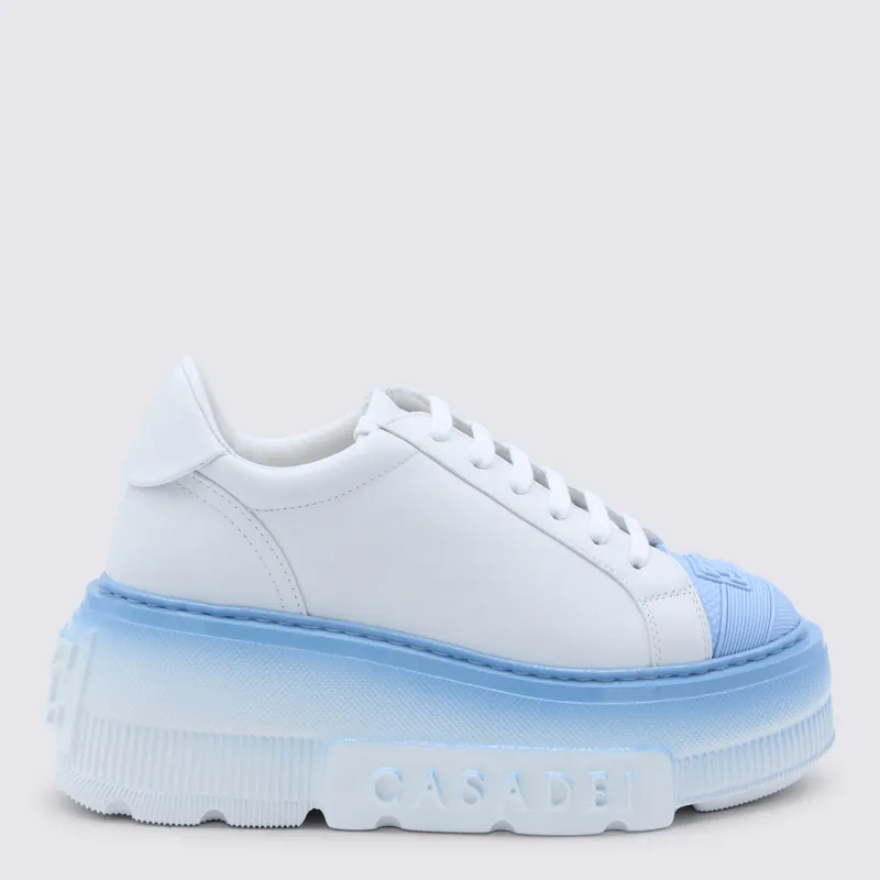 Sneakers Bianco/Azzurro - Casadei