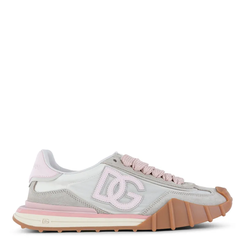 Sneakers Avorio/Rosa - Dolce & Gabbana