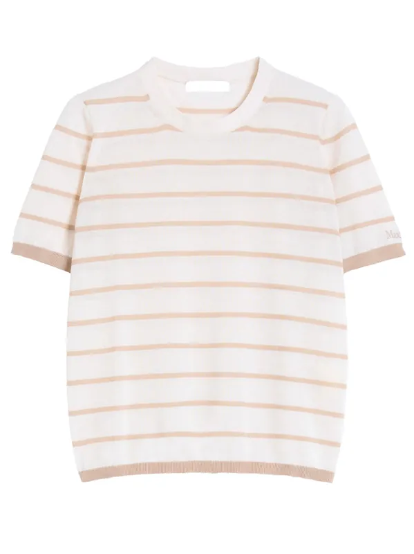 Cashmere And Silk Yarn Sweater - Maxmara