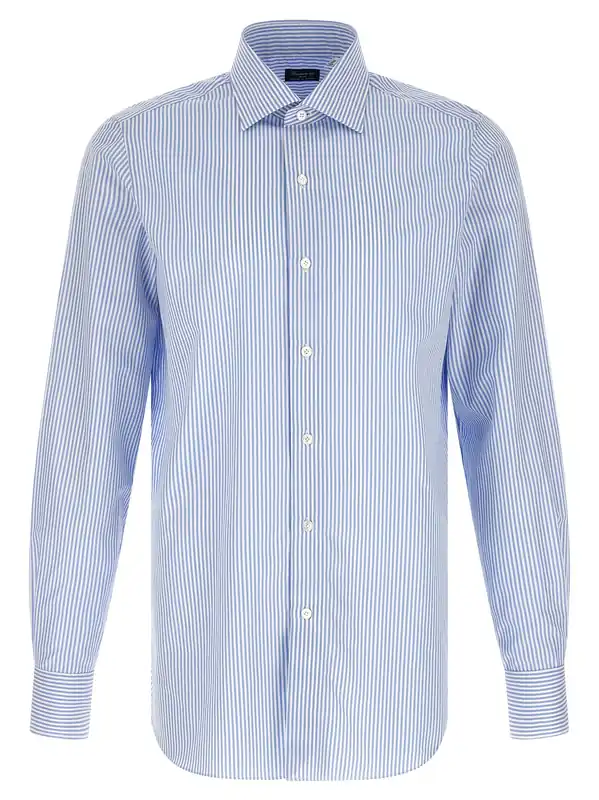 Napoli Shirt Shirt And Blouse Light Blue - Finamore