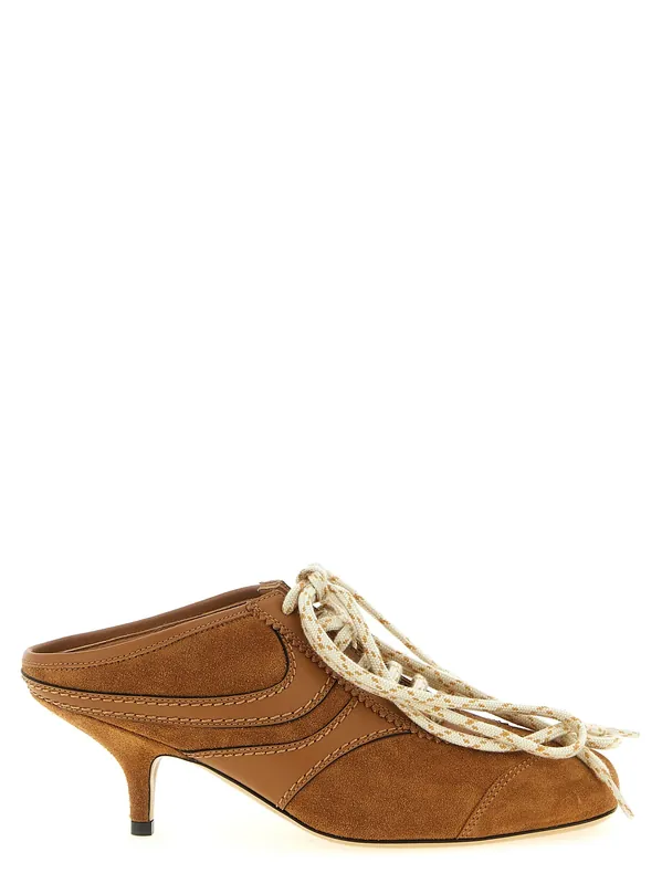 Heeled Suede Sneakers Brown - Dries Van Noten