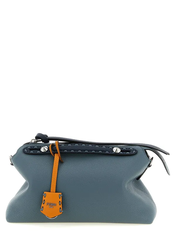 By The Way Soft Selleria Hand Bags Light Blue - Fendi