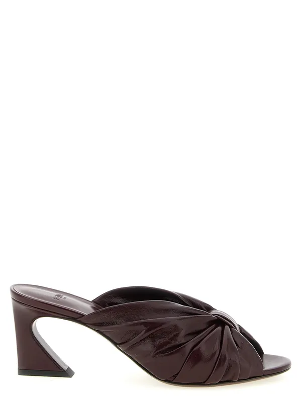 Fendi Arco Sandals Bordeaux