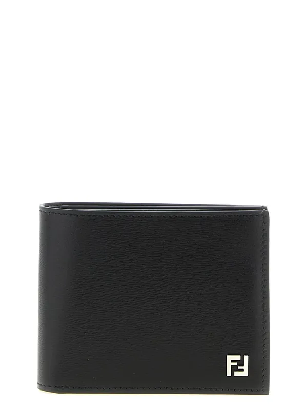 Squared Ff Wallets And Card Holders Black - Fendi