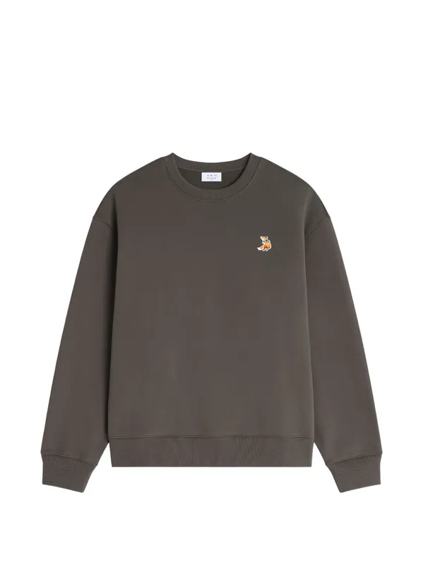 Dreaming Fox Cotton Sweatshirt - Maison Kitsuné