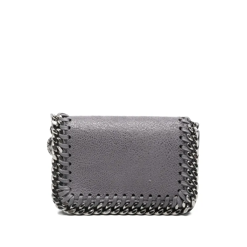 Wallets & Purses Gray, Silver - Stella McCartney
