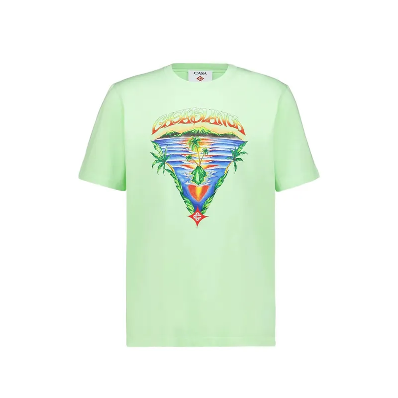 T Shirts Green - Casablanca