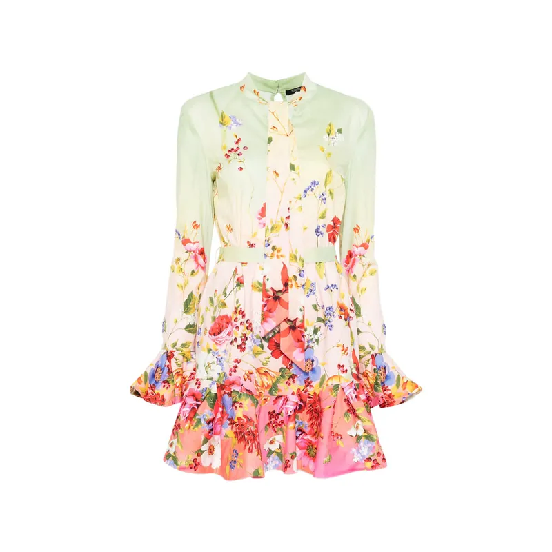 Dresses Pink, Green - Roberto Cavalli