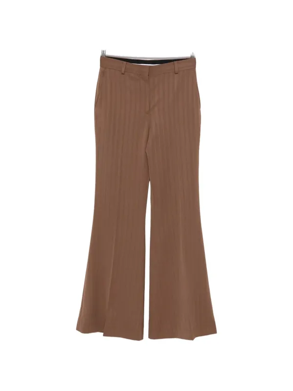 Wool Flared Leg Trousers - Stella McCartney