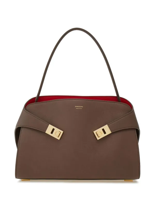 Hug Small Leather Tote - Ferragamo