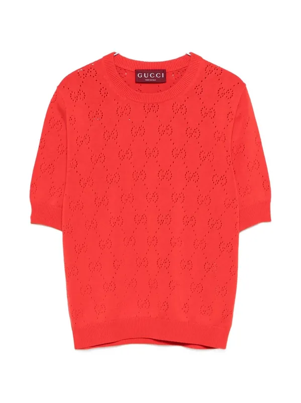 Gg Cotton Sweater - Gucci