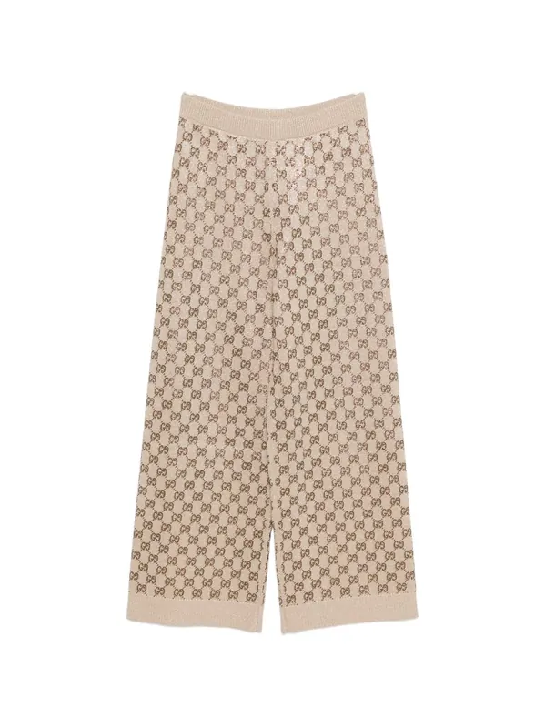 Gg Wool Trousers - Gucci