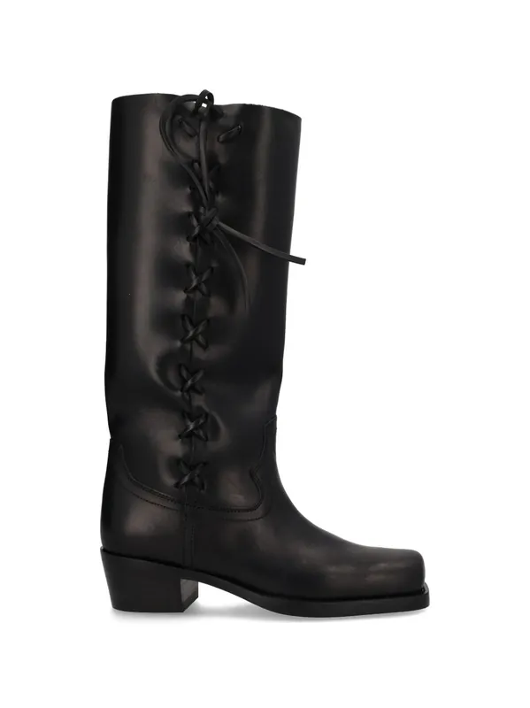 Roxanne Leather Boots - Paris Texas