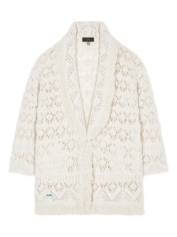 Lagoon Romance Cotton Cardigan - Alanui