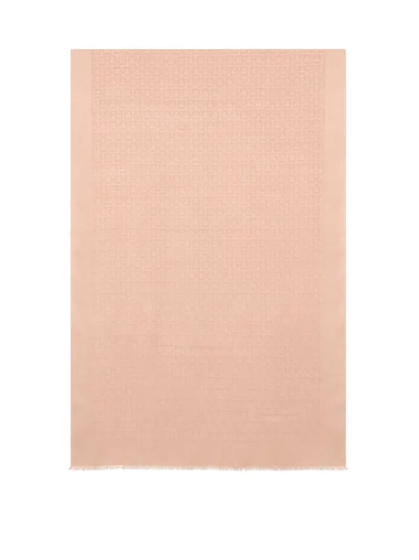 Gancini Silk And Wool Stole - Ferragamo