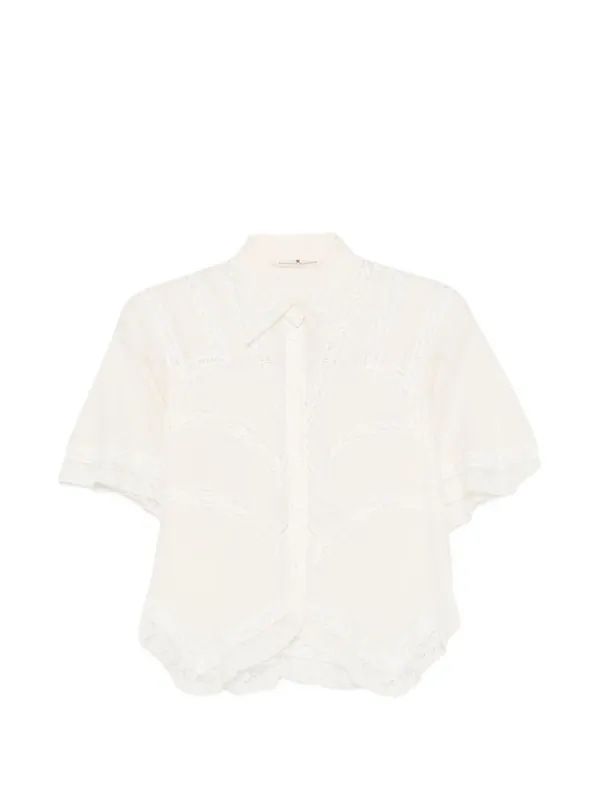 Embroidered Cotton Shirt - Ermanno Scervino