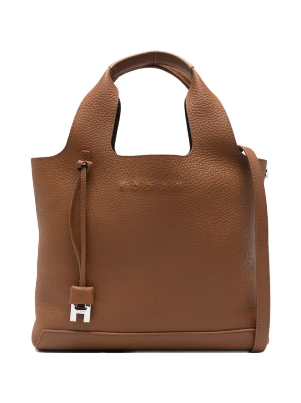 Small Leather Tote - Hogan