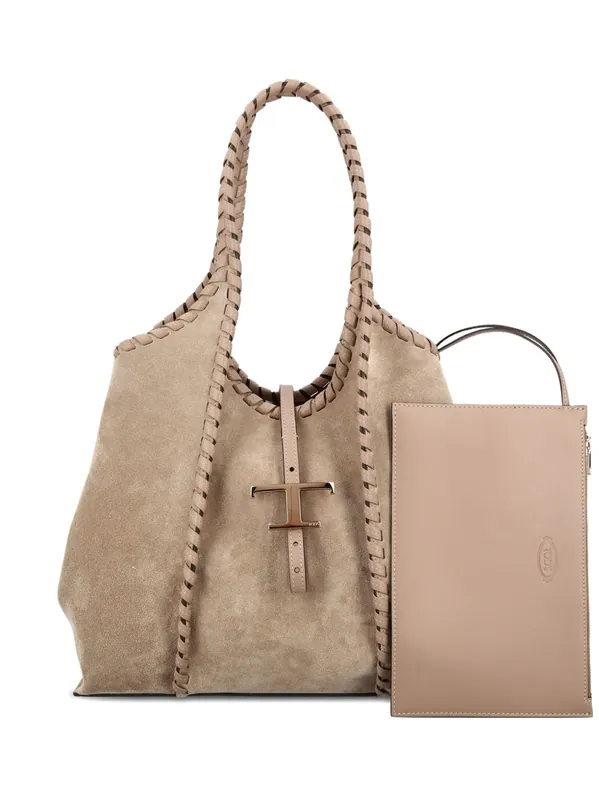 Medium Leather Tote Bag - Tod's