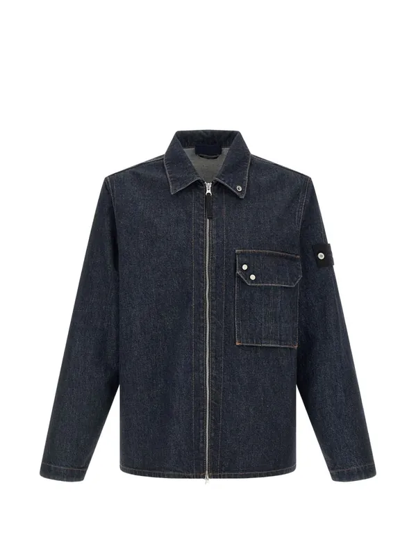 Denim Cotton Jacket - Stone Island
