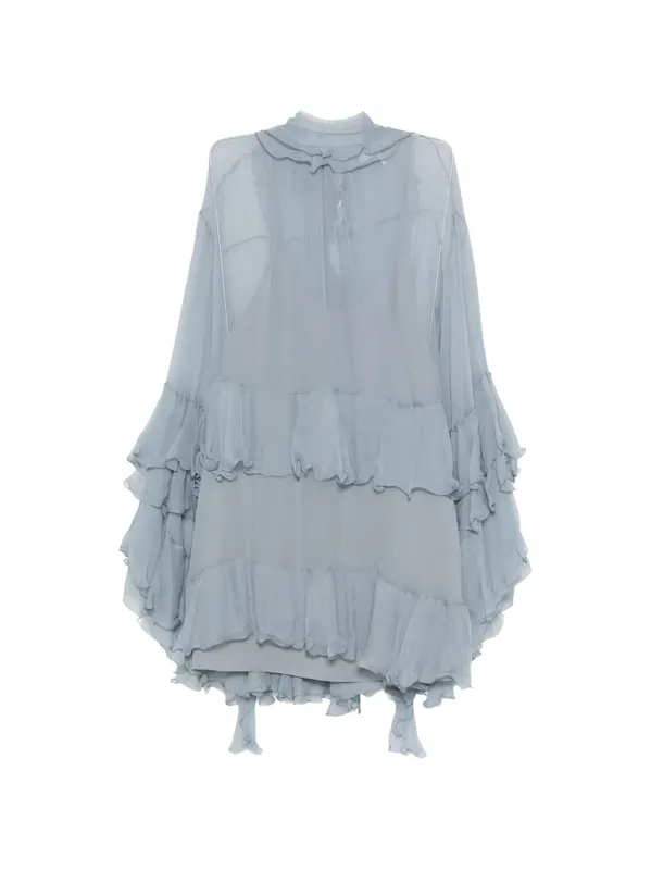 Silk Short Dress - Chloé