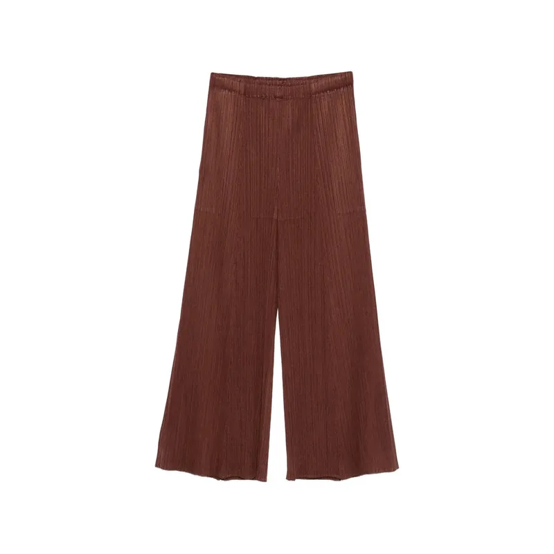 Pants Brown - Pleats Please Issey Miyake