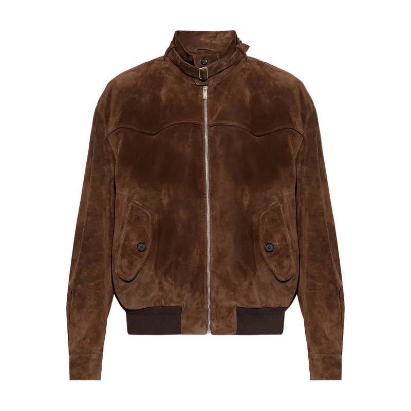 Leather Outerwears Brown - Alexander McQueen