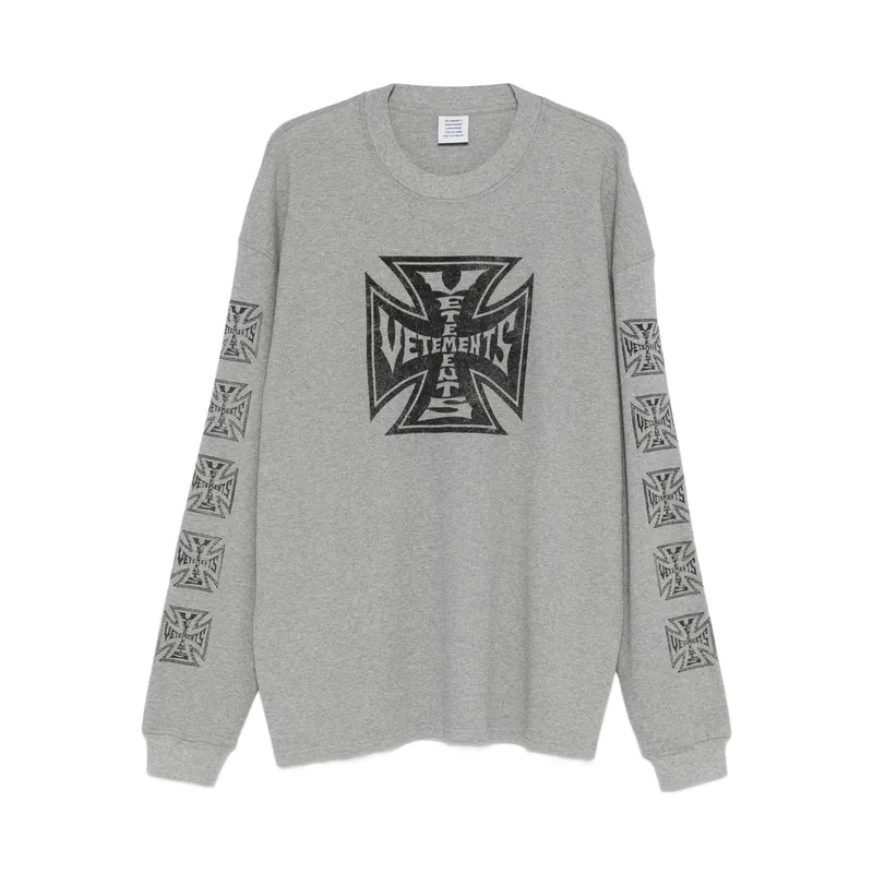 Sweatshirts Gray, Black - Vetements