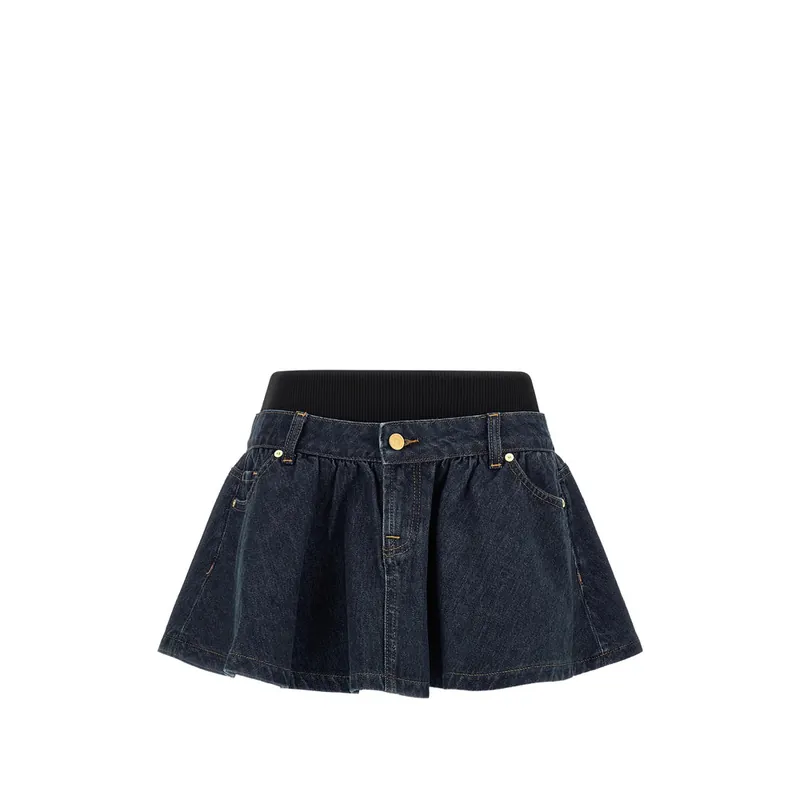 Skirts Blue, Black - 7 For all Mankind