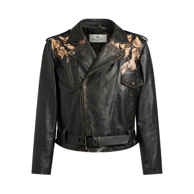 Leather Outerwears Black - Etro