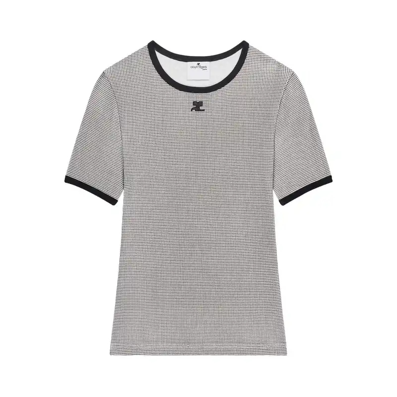 T Shirts Gray, Black - Courrèges
