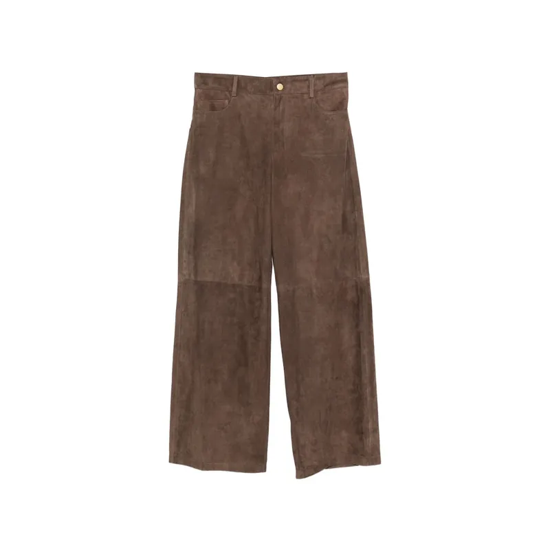Leather Pants Brown - 'S Max Mara