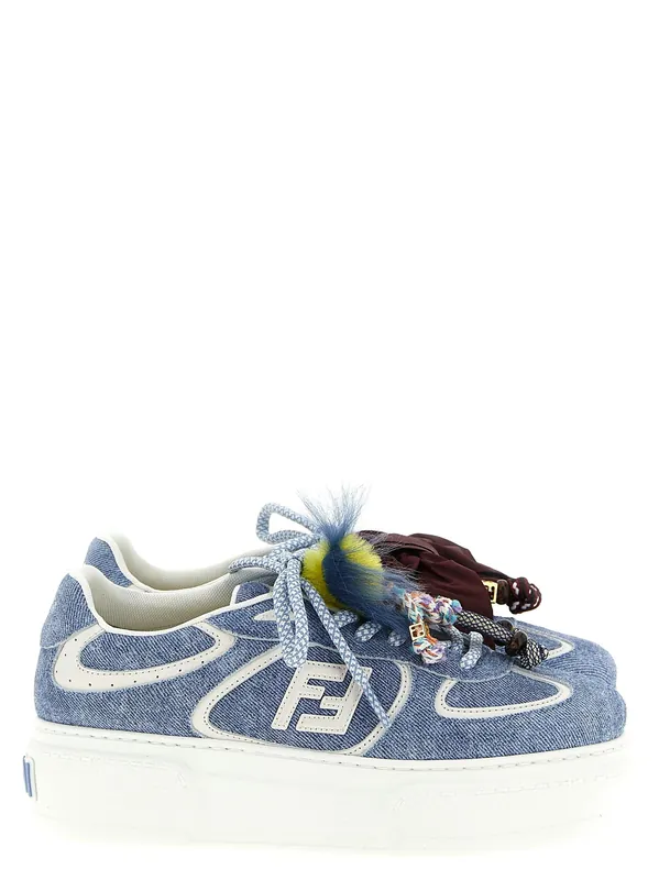 Fendi Match Sneakers Light Blue