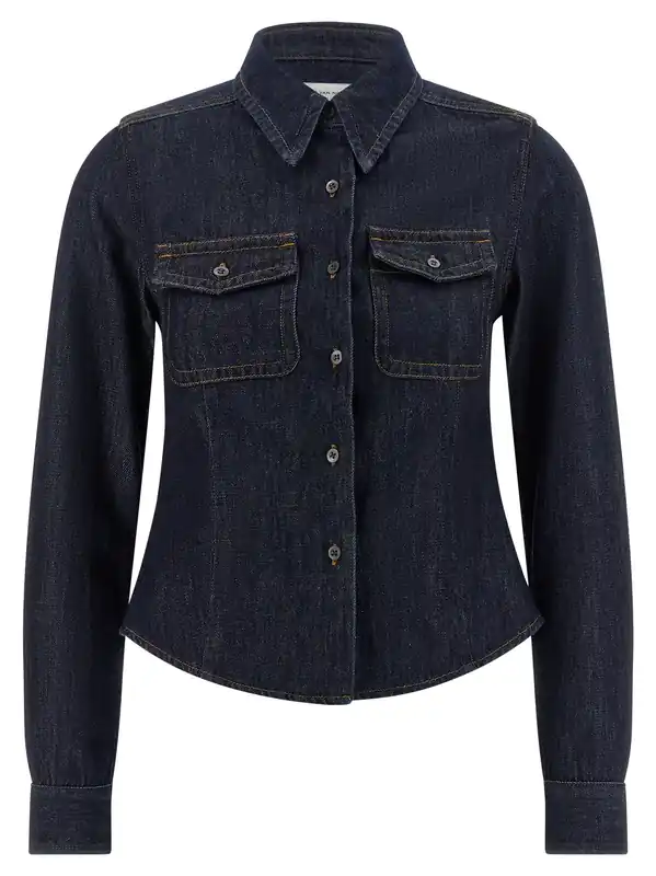 Cellie Den Shirt And Blouse Blue - Dries Van Noten