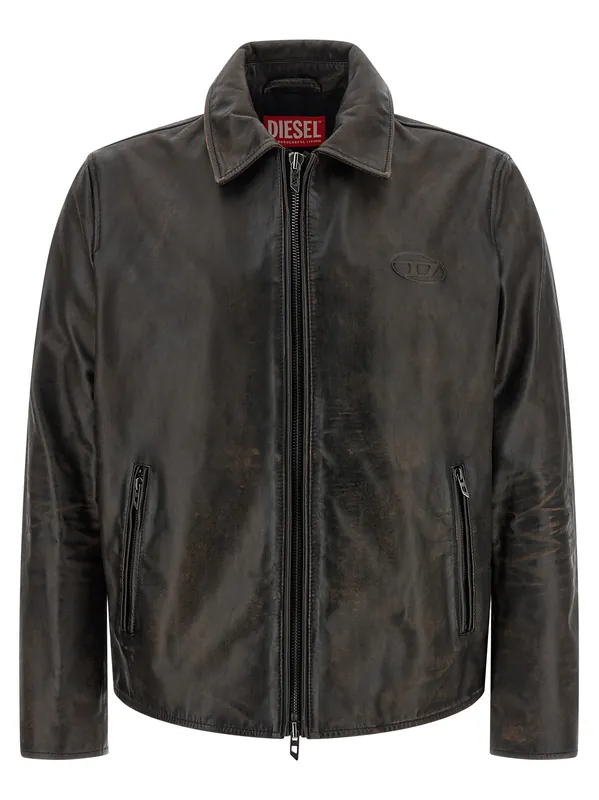 L-Amar-Wrd Puffer Jackets Brown