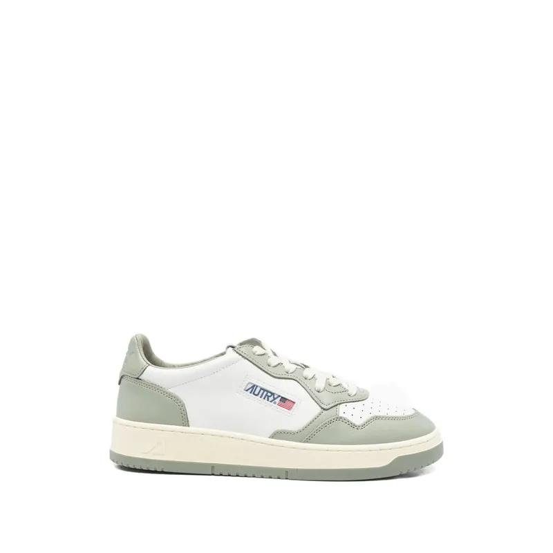 Sneakers White, Green - Autry