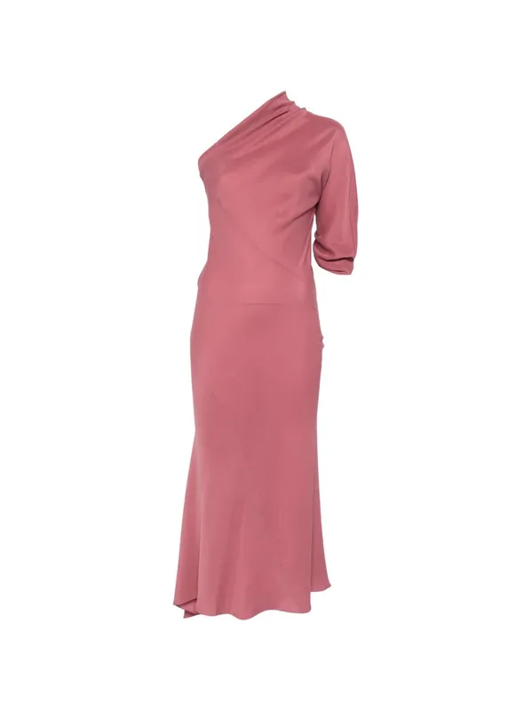 Aldara Silk Long Dress - Cortana