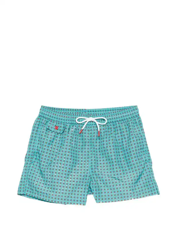 Geometric Print Swimsuit - Kiton