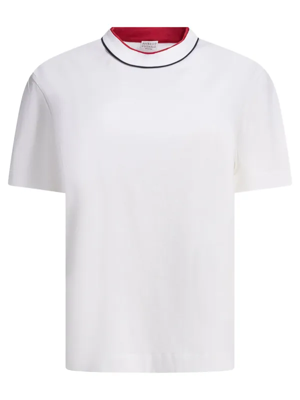 Cotton Crewneck T-Shirt T-Shirts White